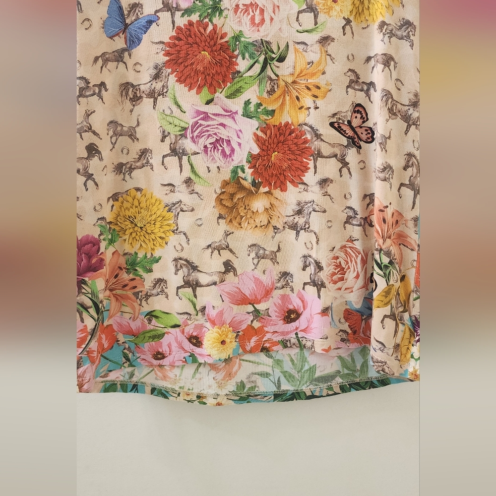 Johnny Was Floral Print Women's Top,‎ Size Extra Small. - Picture 2 of 9